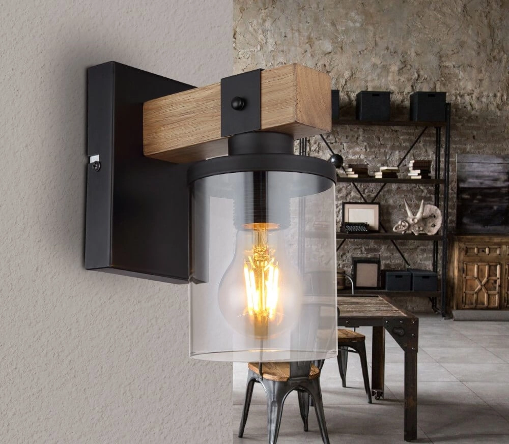 Wooden wall lamp Lila Globo 9007371440719