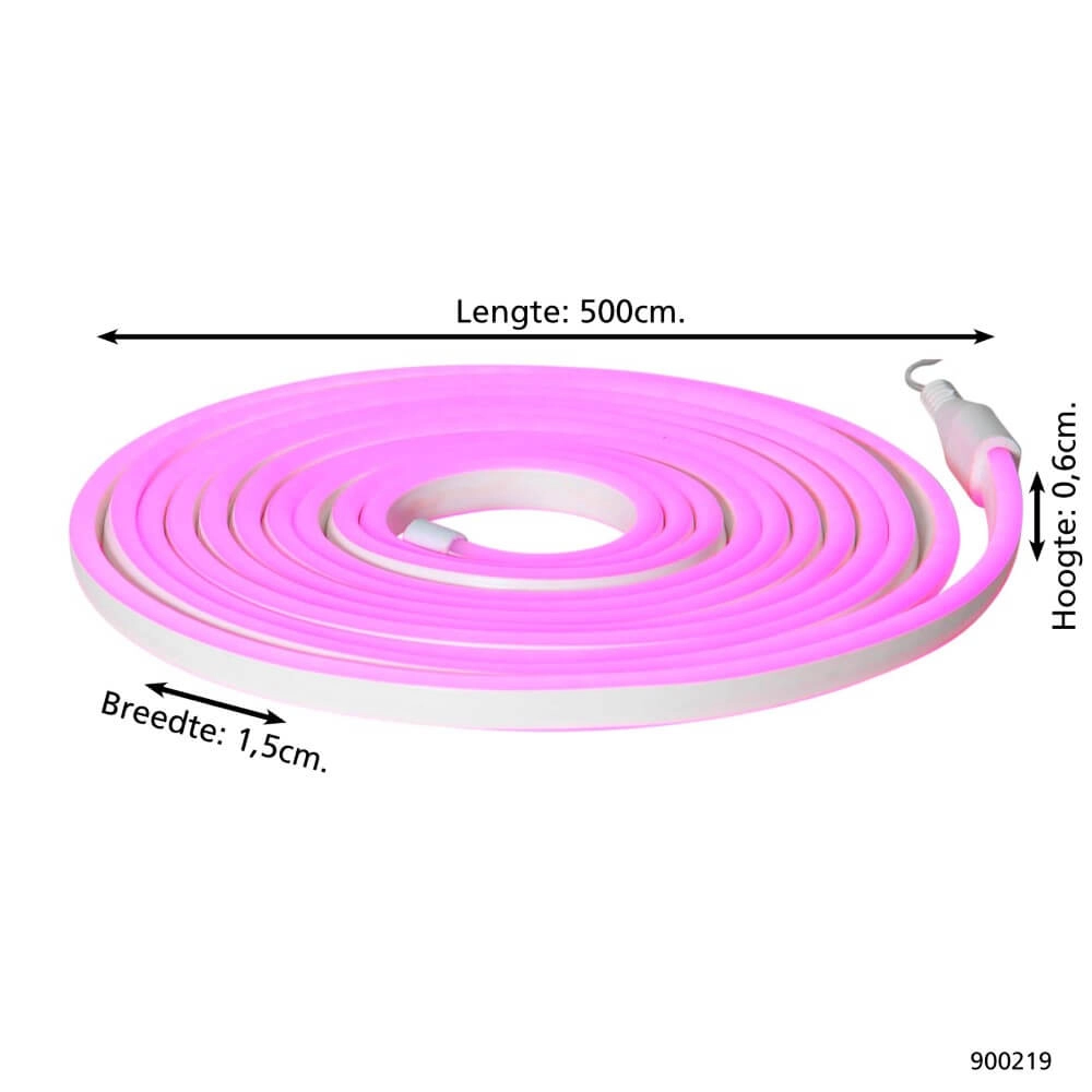 LED strip Flatneonled Pink Eglo 9008606229802