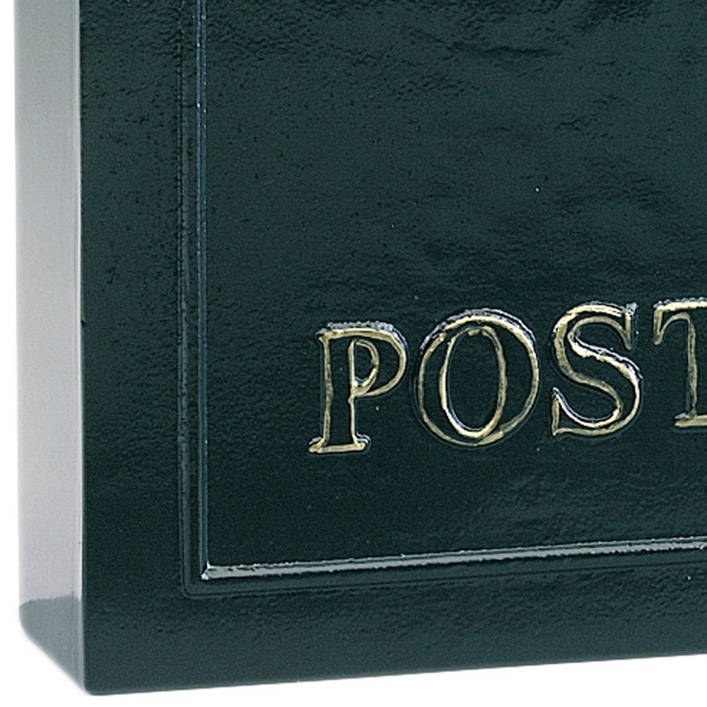 Mailbox Postbox B9A wall bushing - black KS Verlichting 8714732524643