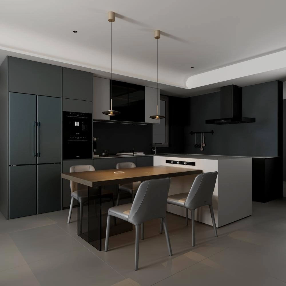 Design pendant lamp Madison champagne Ø 22cm Artdelight 8720701102743