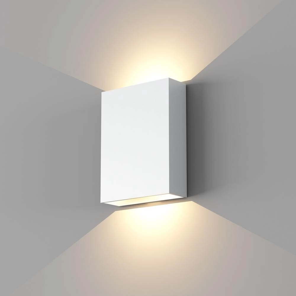 Sleek wall lamp Memphis white Artdelight 8720701102422