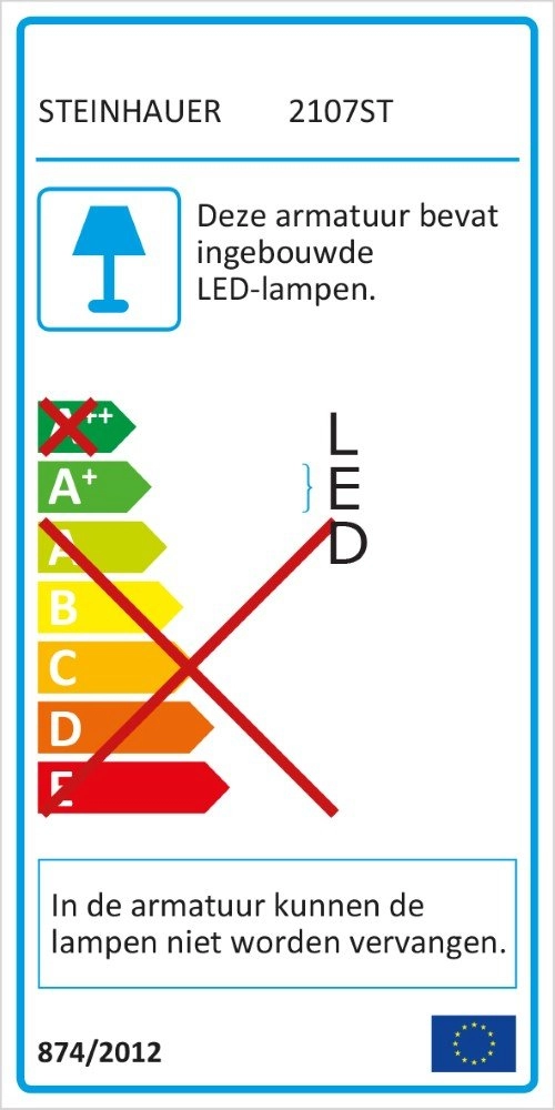 Reading lamp Zodiac LED Steinhauer 8712746127256