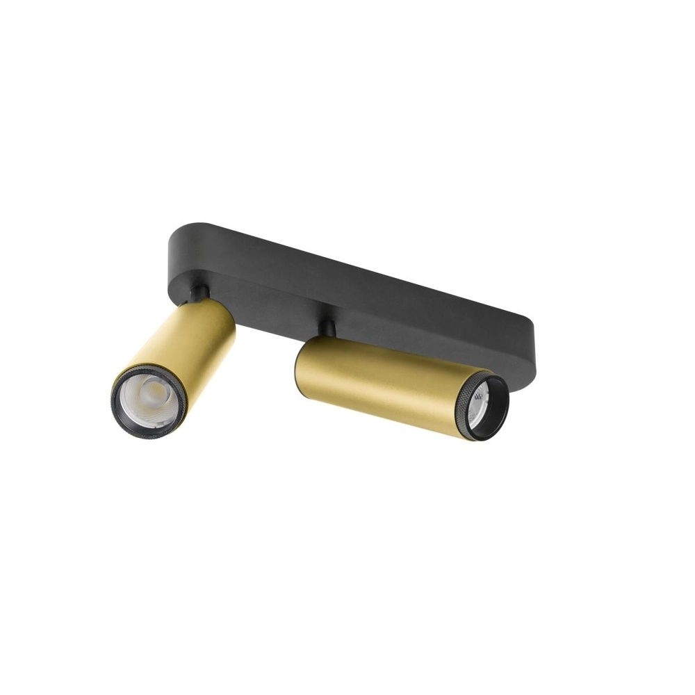 Surface-mounted spot Grip! M 2-light gold 2700K SLV 4024163304542