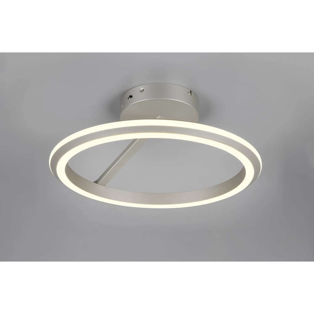 Round ceiling lamp Amador nickel Trio 4017807662115