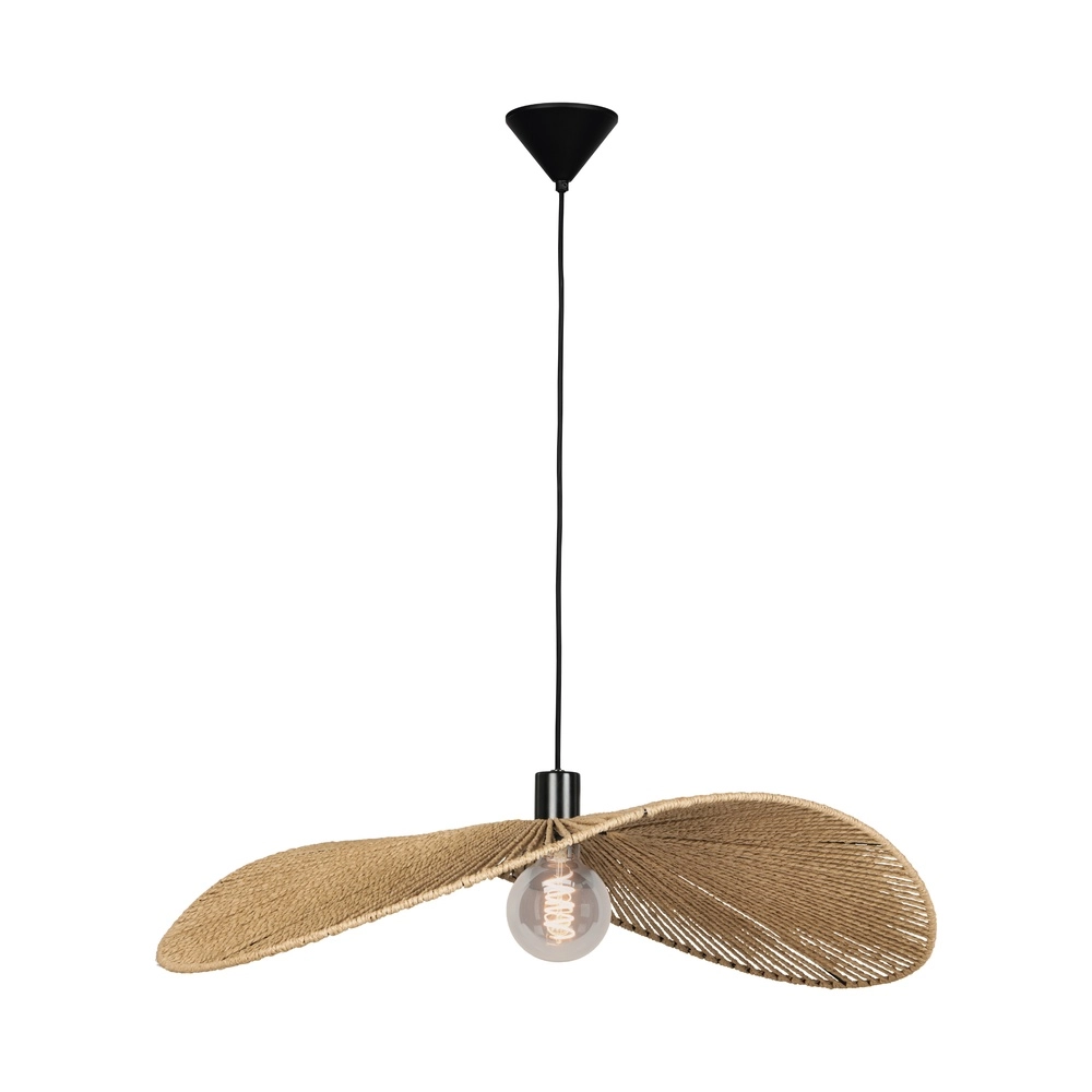 Rattan pendant lamp Siruela 80cm - 1x E27