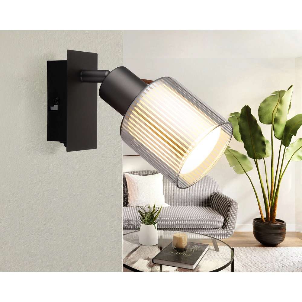 Design wall lamp Villegas gunmetal Globo 9007371569946