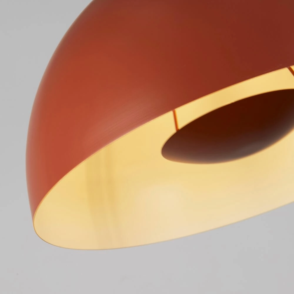 Orange pendant lamp Mars Shade 20cm high Searchlight 5053423274287