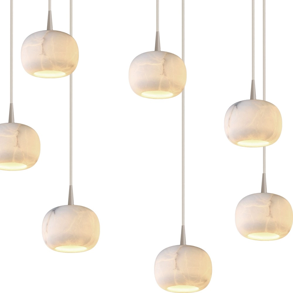 Design pendant lamp Alta 7-light beige terra Masterlight 8718121438306