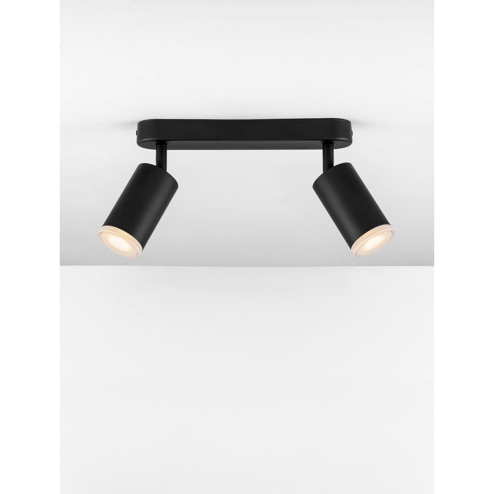 Surface-mounted spot Mao 2-light black