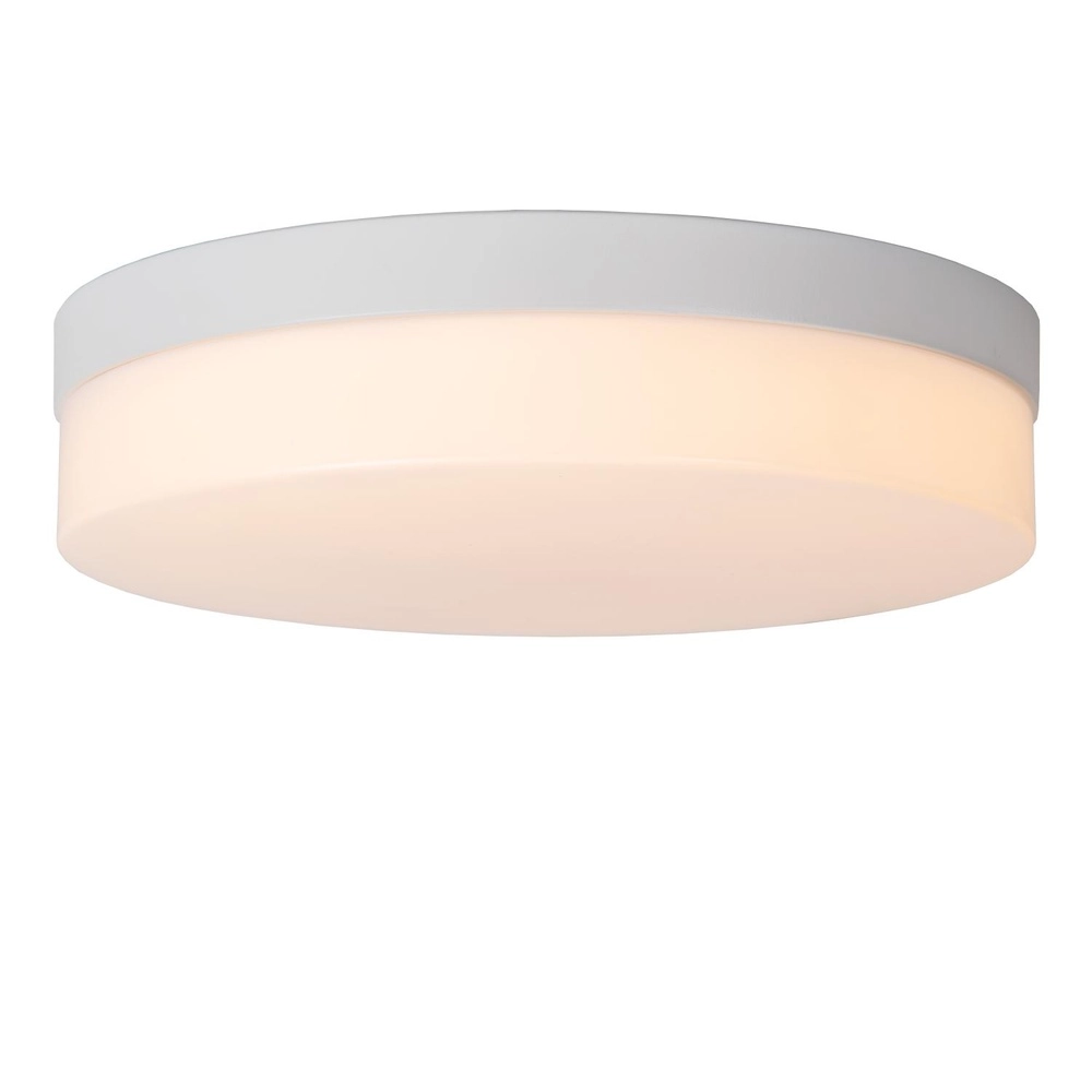 Ceiling light Biskit Ø 28cm - IP44 white Lucide 5411212792167