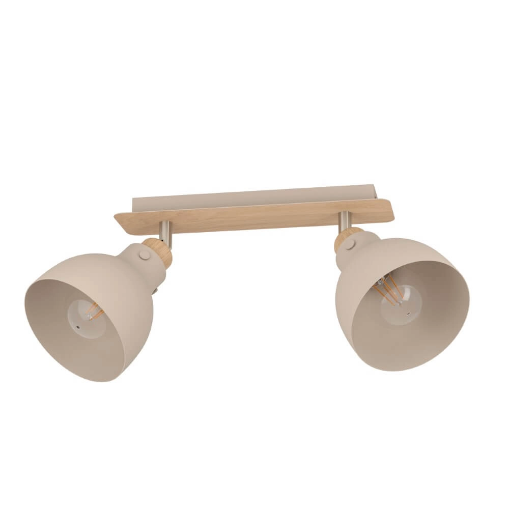Japandi ceiling lamp Arrecife 2-light