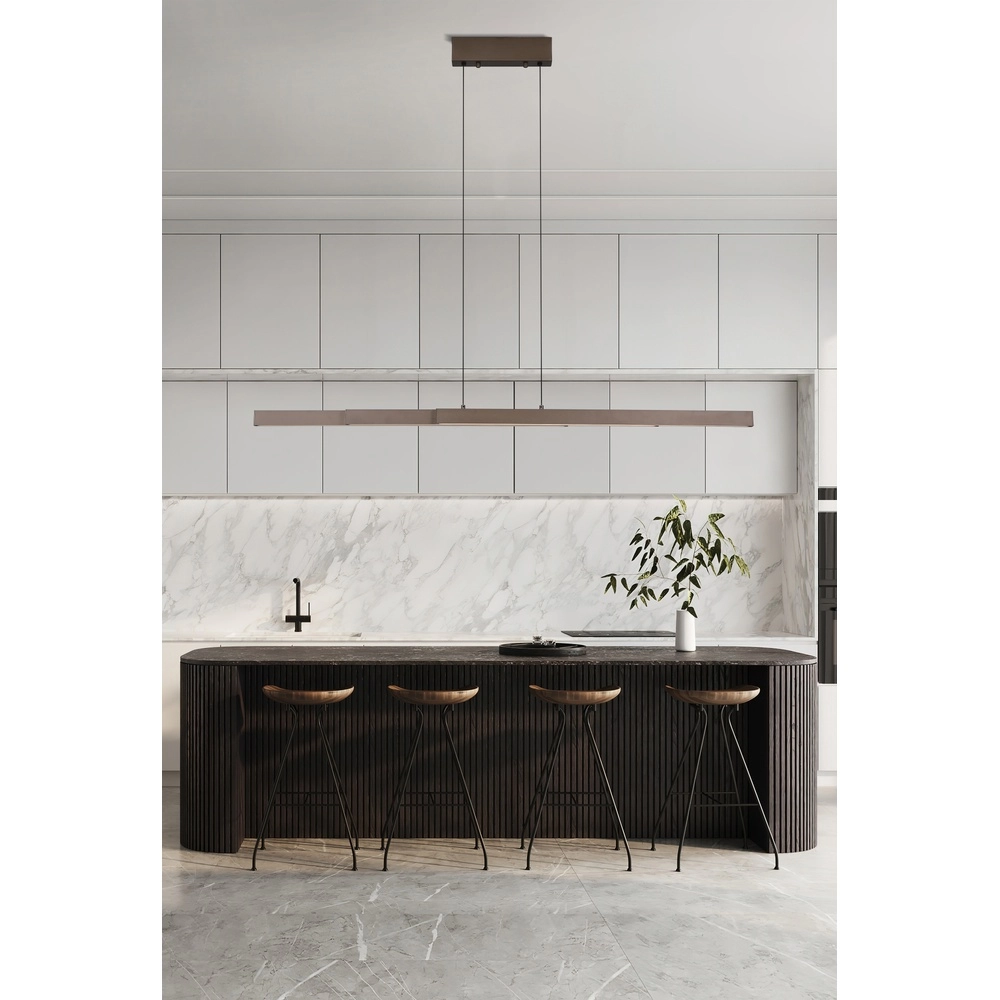 Pendant lamp Linear adjustable brown Searchlight 5053423301921