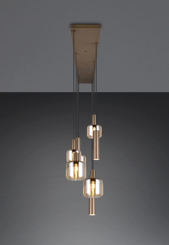Design pendant lamp Mataro 8-light (3x GU10) Trio 4017807707724