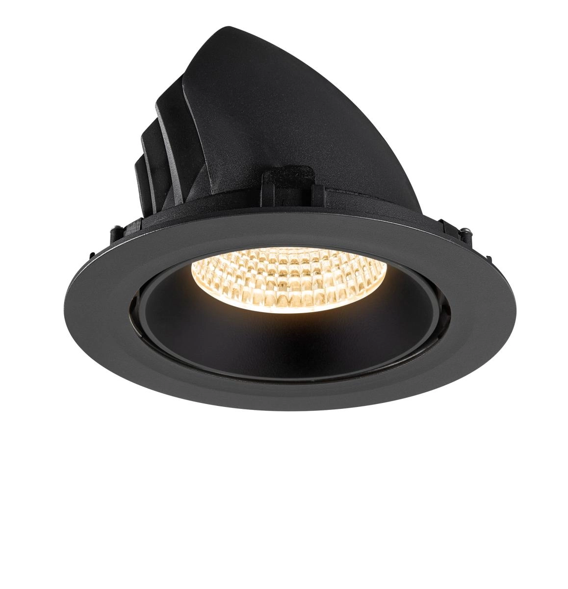 Recessed spotlight Numinos Gimble XL black 2700K - 55deg SLV 4024163308847