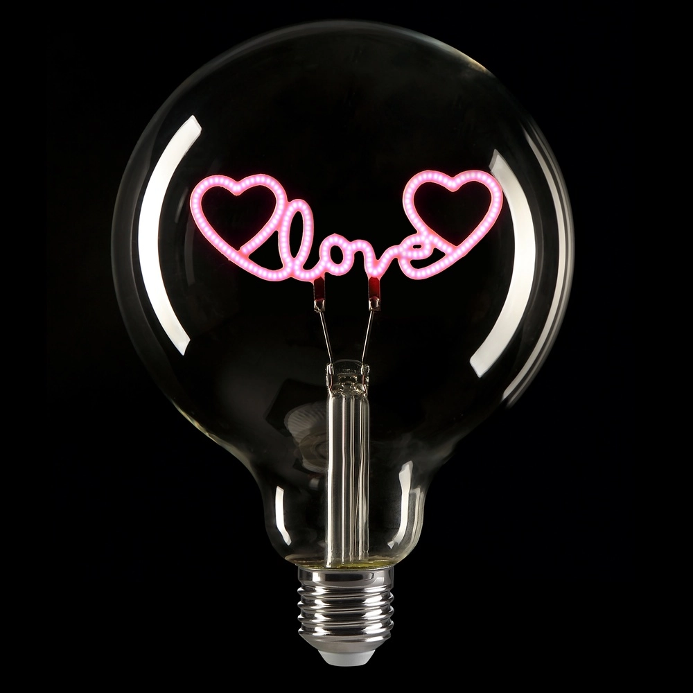 E27 light source Lumopop "Love" pink Brilliant 4004353477669