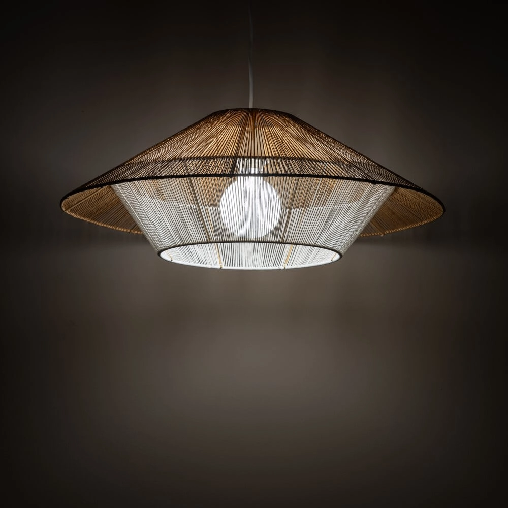 Rattan pendant lamp Japandi M Ø 60cm Lyora 5903139111577
