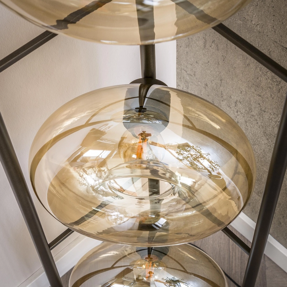 Glass floor lamp Soll 4x Ø 26cm Lyora 8716803510913