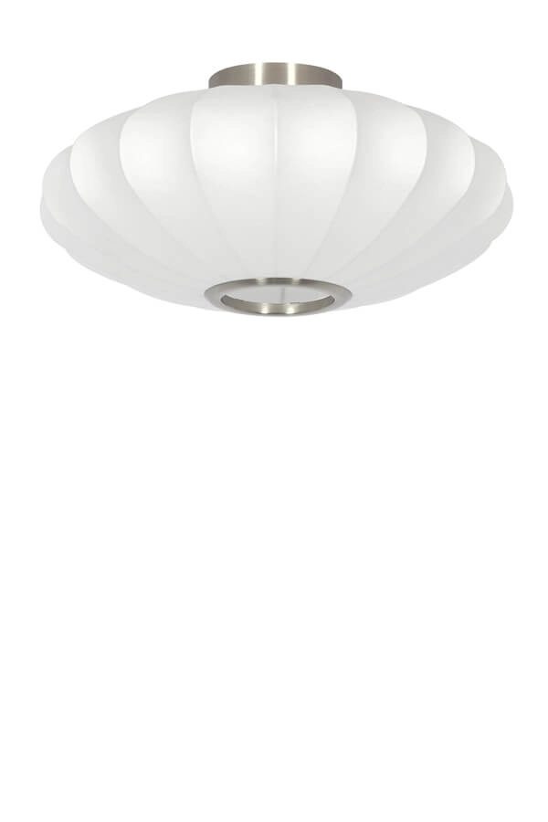Japandi ceiling lamp Fay Ø 40cm white Light & Living 8717807760434