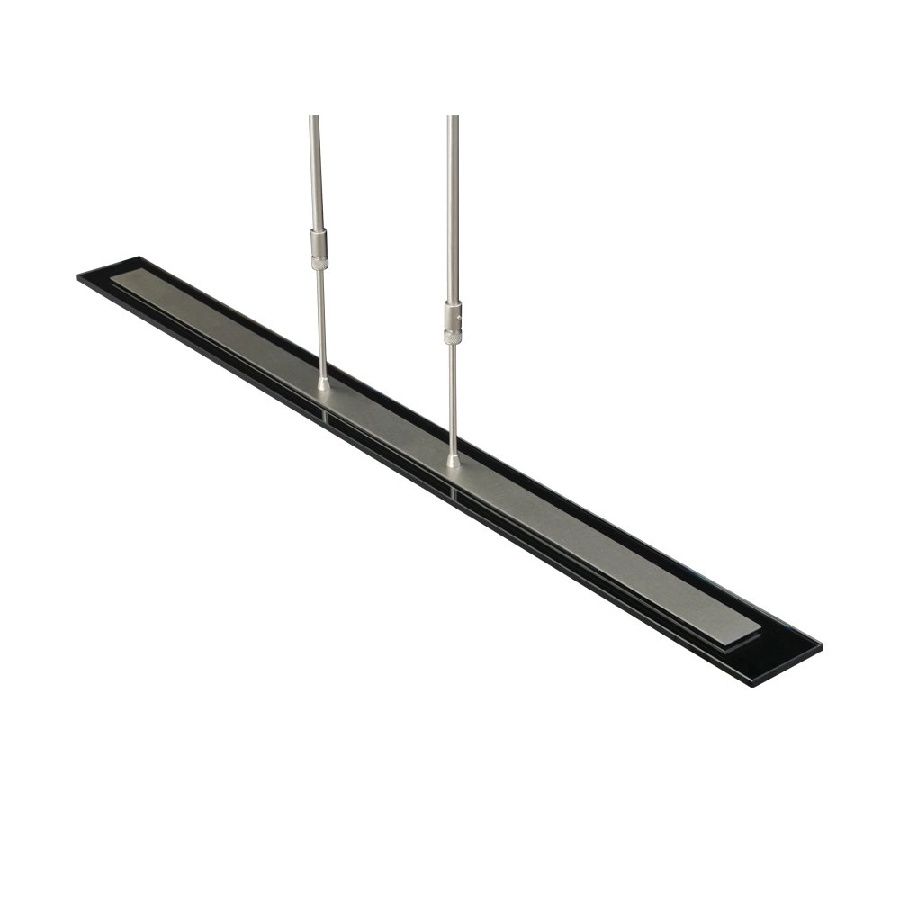 Dining table lamp Vigo 100cm nickel with black