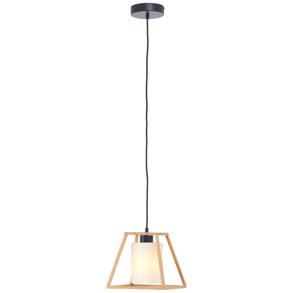 Wooden pendant lamp Giseh Piramid 23 x 23cm