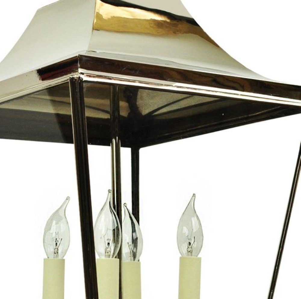 Country Pendant Lamp Knightbridge 4-light 63cm - antique copper (ant) Limehouse