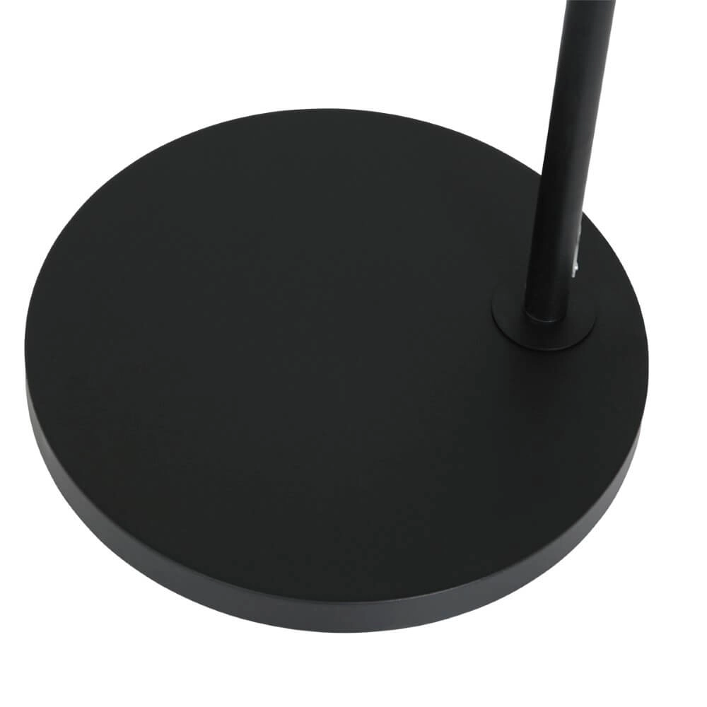 Black floor lamp Prestige Chic with blue hood Steinhauer 8712746147278