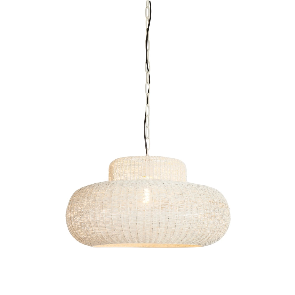 Metal pendant lamp Piedra Ø 59cm - cream Light & Living 8717807778835