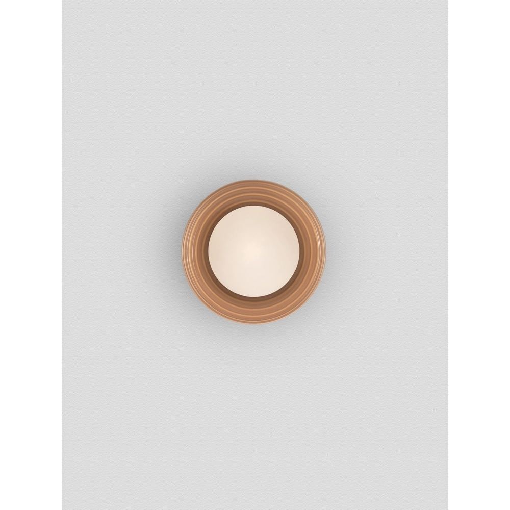 Wall lamp Orbique caramel Ø 16cm Lyora 5212017483935