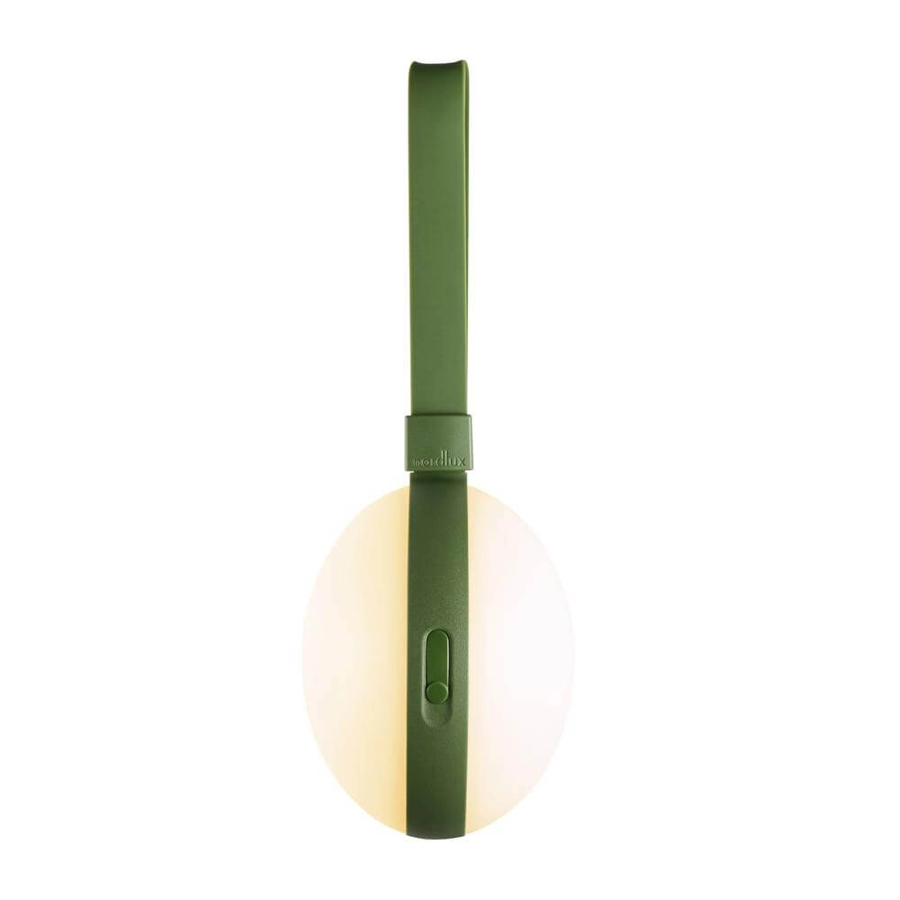 Sleek table lamp Bring To-Go green Ø 12cm Nordlux 5704924014734