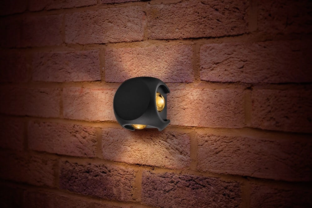 Wall lighting Crosscube 4-light