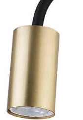 Flexible wall spotlight Eye Flex gold Lyora 5903139906791