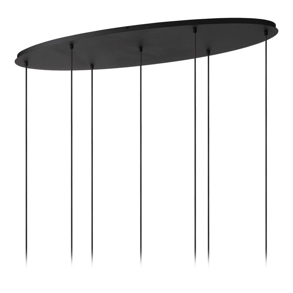 Black pendant lamp Eloise 7-light Lucide 5411212452481