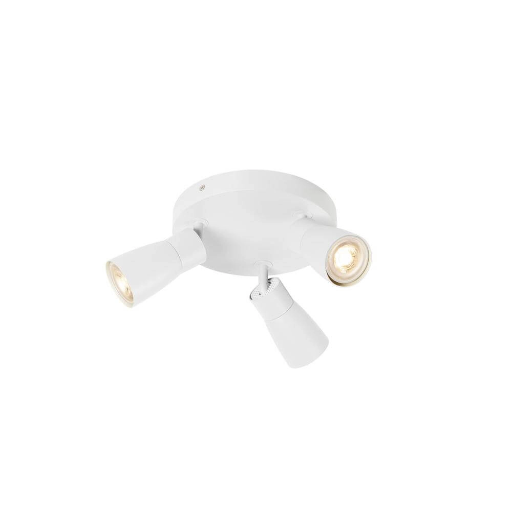 Round spotlight Puri 2.0 Dome white 3-lights