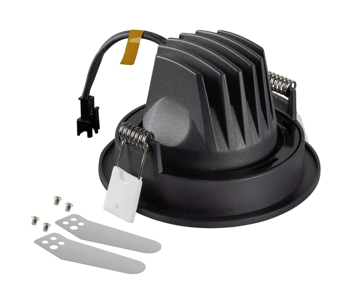 Recessed spotlight Numinos Move S black 4000K - 20deg SLV 4024163312318