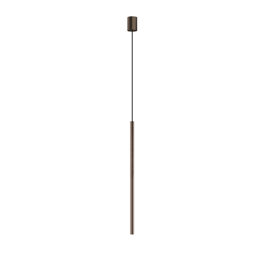 Narrow pendant lamp Laser 750 chocolate brown