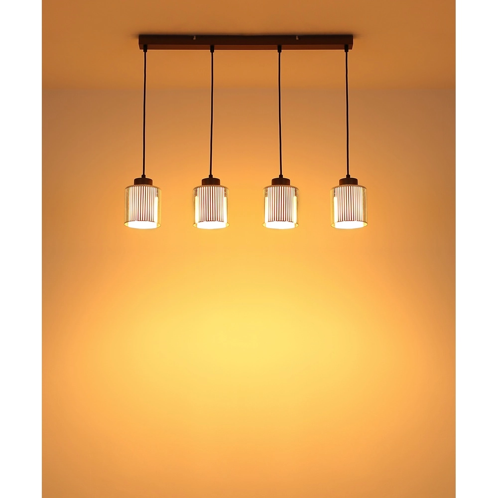 Design pendant lamp Felicia Gunmetal 4-lights Globo 9007371525966