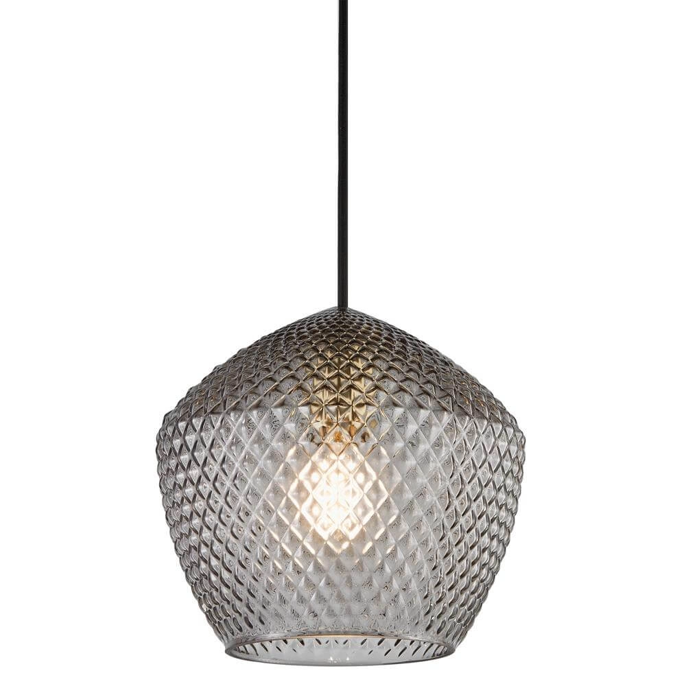 Ceiling lamp Orbiform brass with smoke glass Nordlux 5704924001536