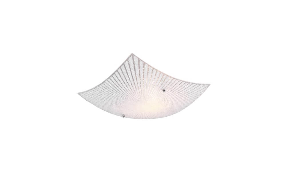 Glass ceiling lamp Elisa 30x30 cm