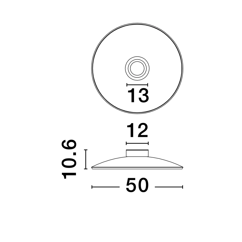 Ceiling lamp Esti brown glass Ø 50cm Lyora 5212017461834