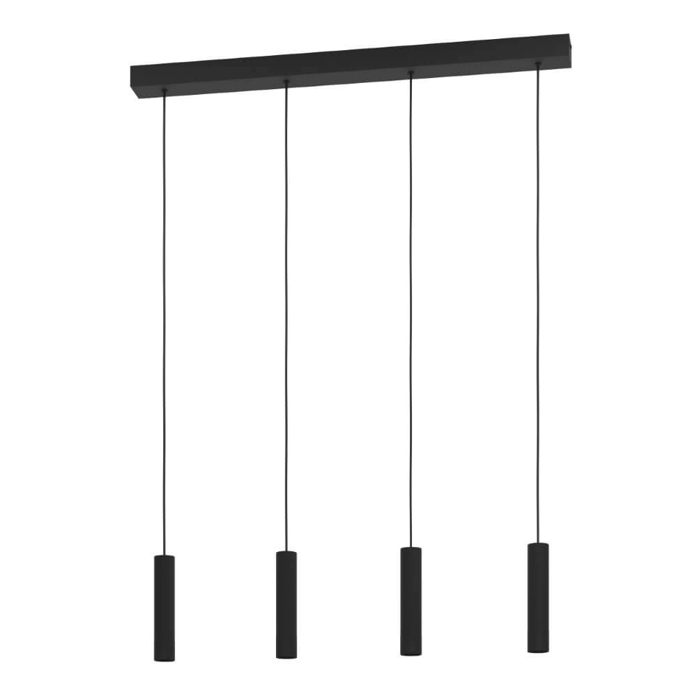 Slim 4-light pendant lamp Almudaina LED