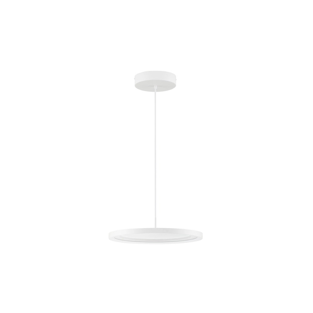 Sleek pendant lamp Andria white Ø 40cm Lyora 5212017432018