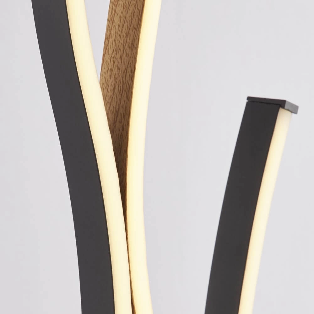 Sleek LED floor lamp Bloom Searchlight 5053423226576