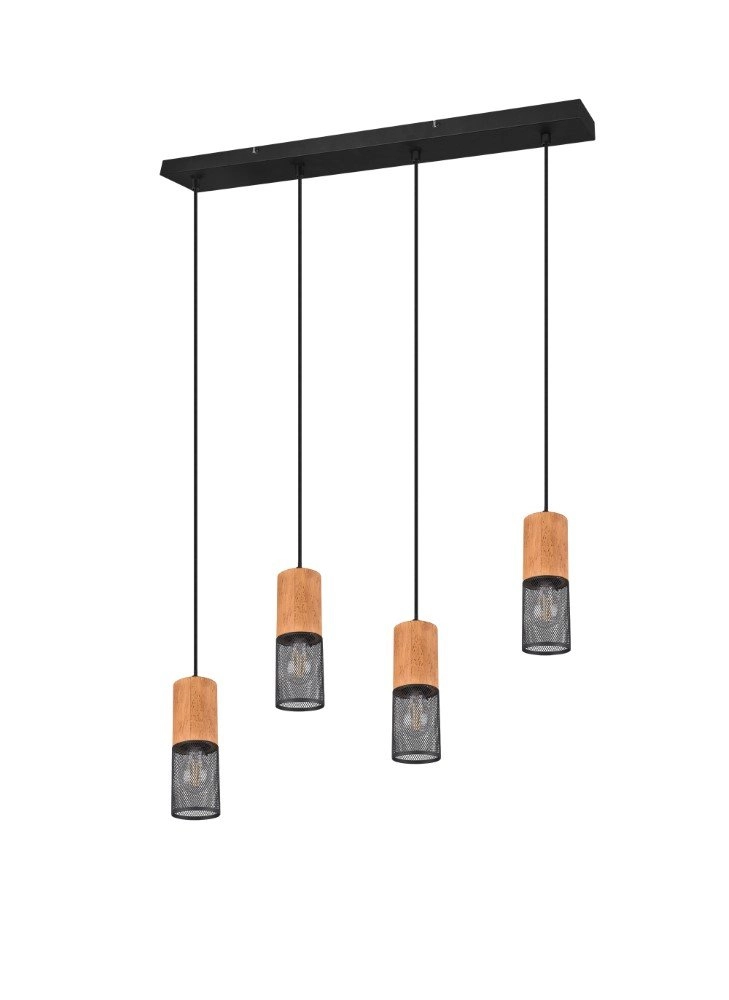 4-light dining room pendant lamp Tosh Trio 4017807467567