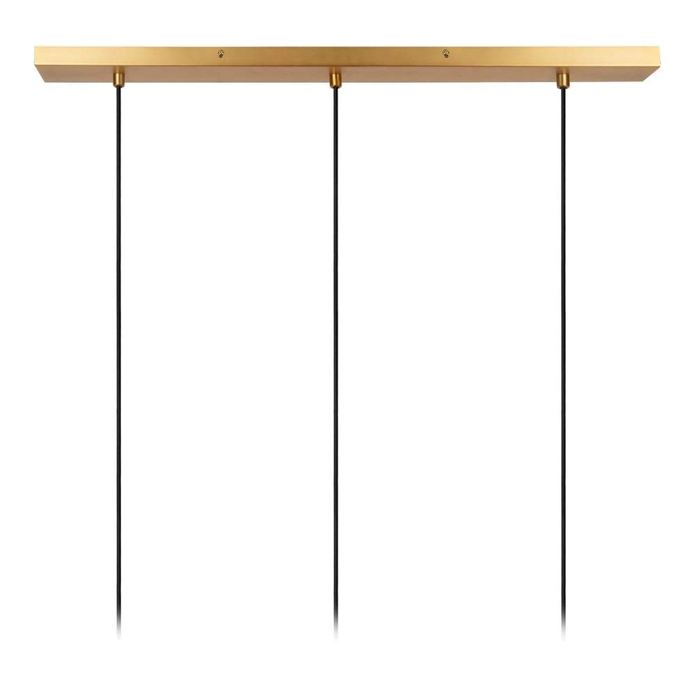 Pendant lamp 3-lights Corina Black Lucide 5411212032027