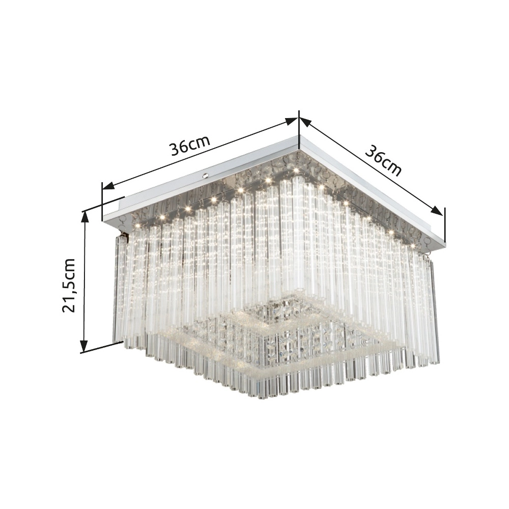 Ceiling lamp Vince chrome Globo 9007371319480