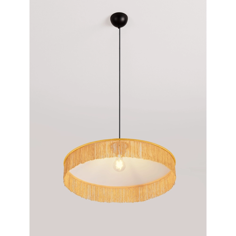 Tiffany pendant lamp Velvy yellow Lyora 5212017493774