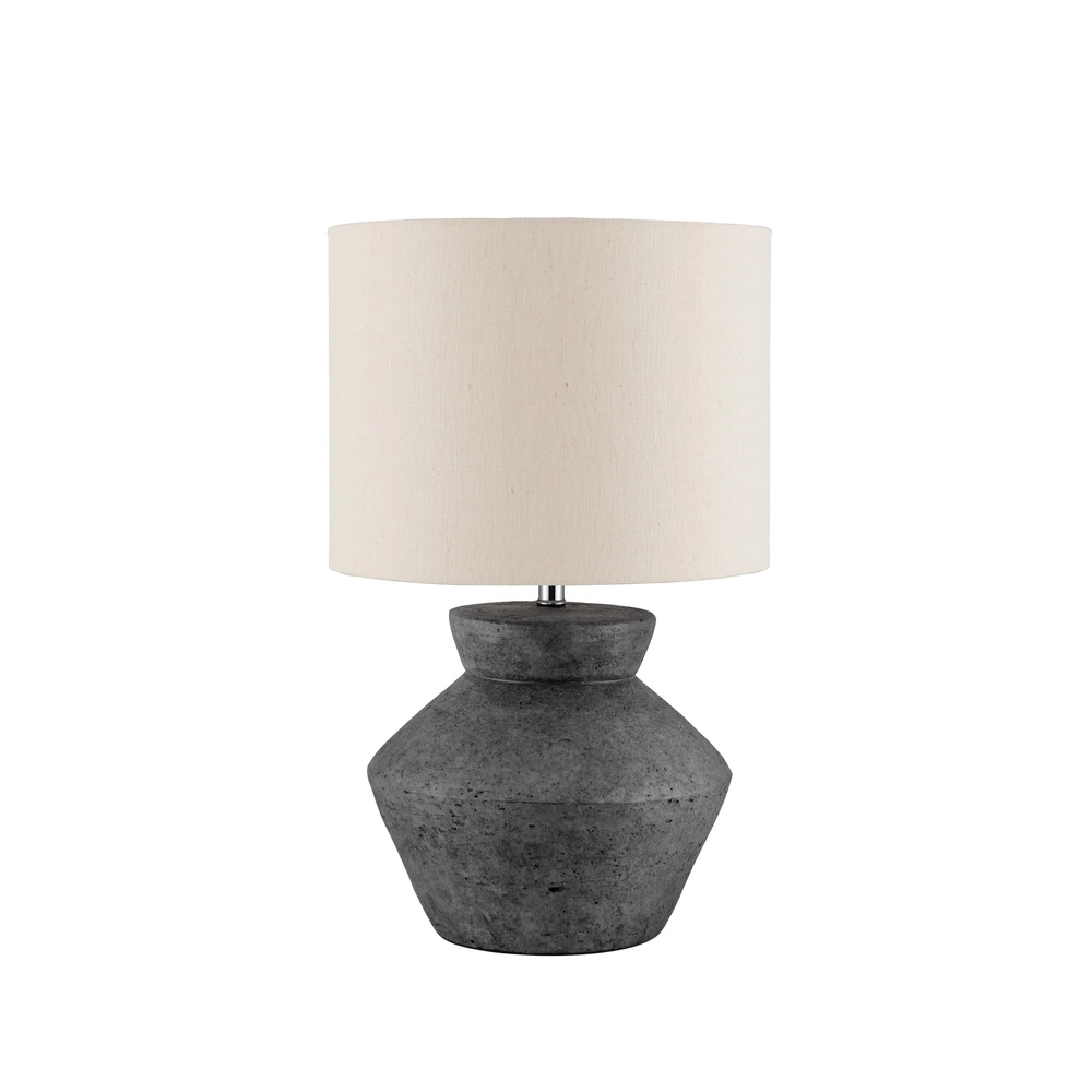 Table lamp Plumage anthracite with cream shade Lyora 5212017468239