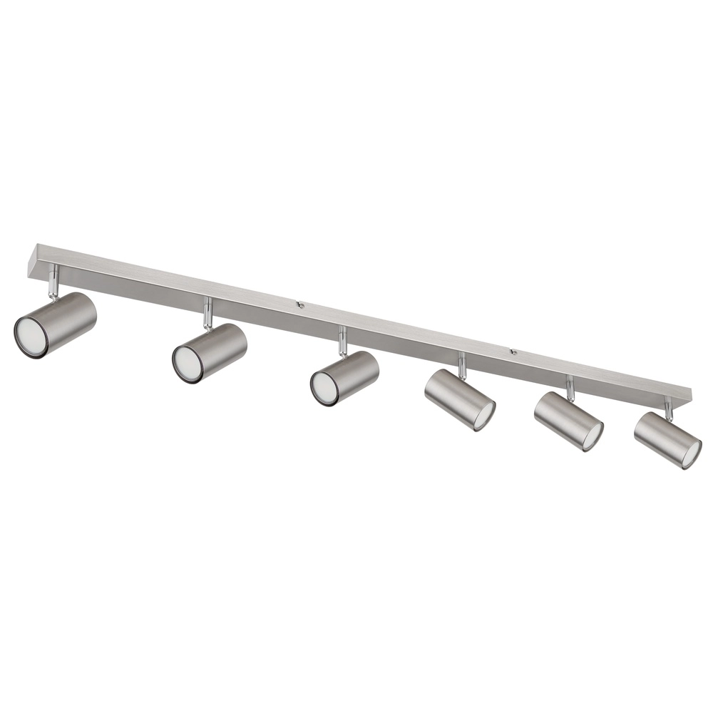 Ceiling lamp 6-lights Robby nickel Globo 9007371430598