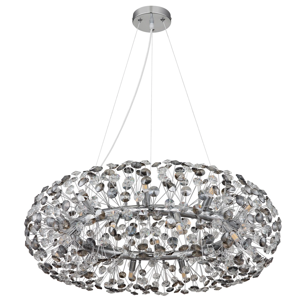 Pendant lamp Katrina chrome Ø 80cm Globo 9007371478347