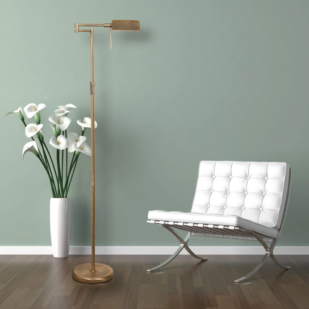Floor lamp Mexlite bronze brown Steinhauer 8712746049541